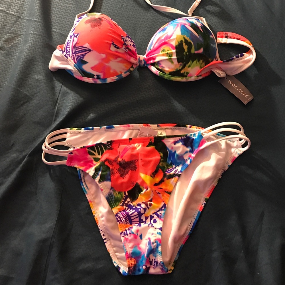 Halter top bathing suite